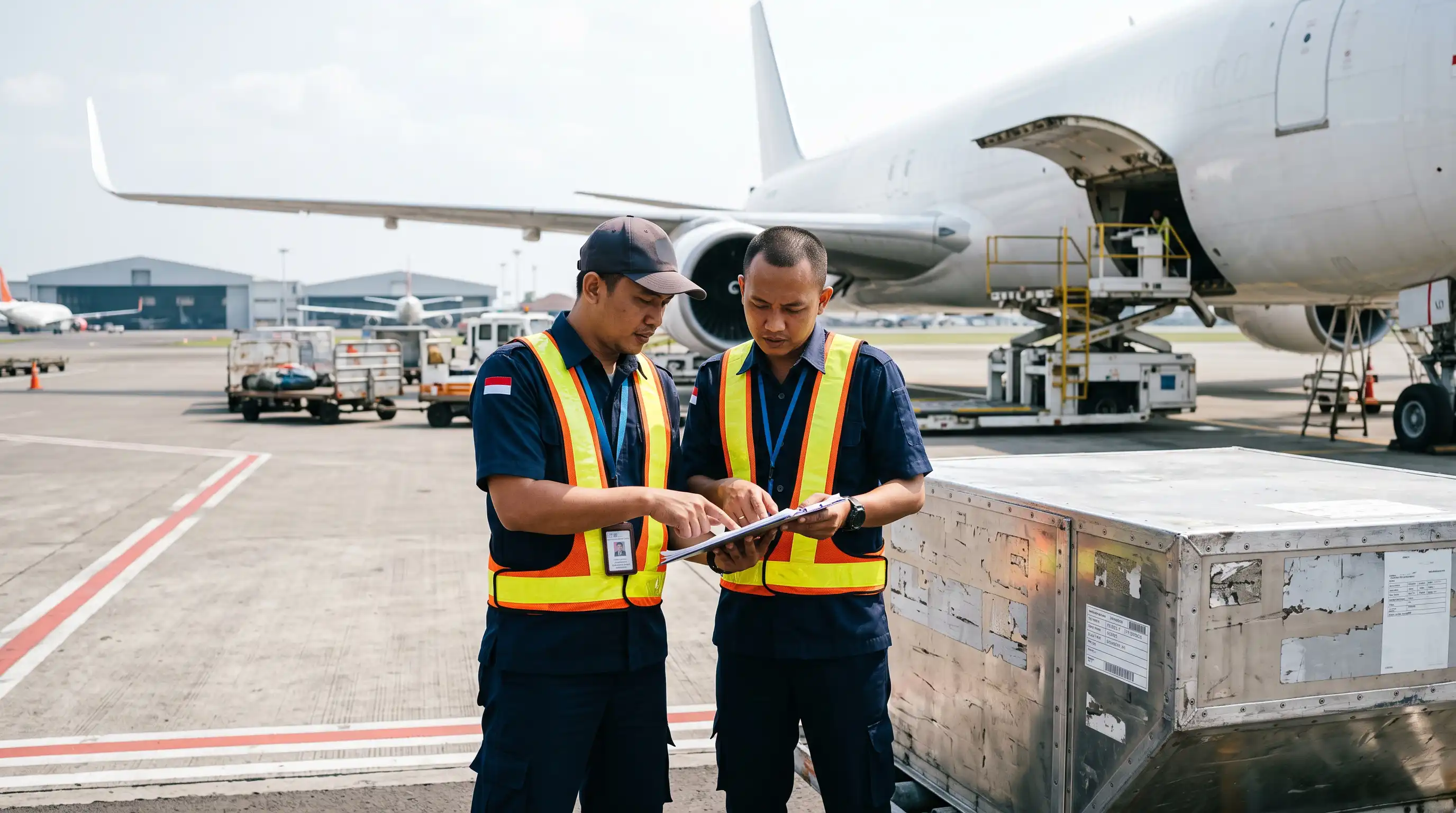 Cargo udara dan cargo laut berbeda dalam kecepatan, biaya, dan kapasitas.